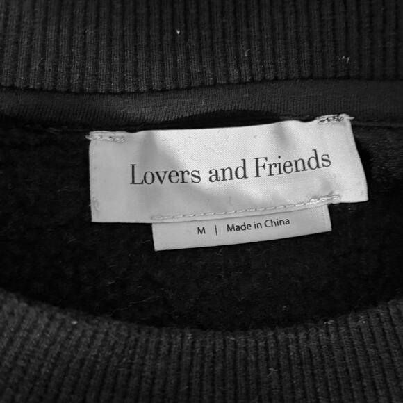 Lovers + Friends Womens Crewneck Sweatshirt, Minimalist Loungewear | M - Picture 5 of 7